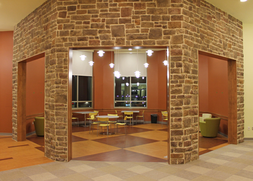 The "library cafe" at the new Gum Spring Library.